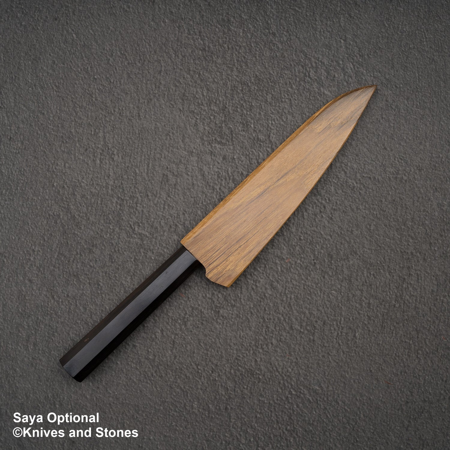 Hatsukokoro Hayabusa VG10 Damascus Tsuchime Petty 150mm Ebony Handle