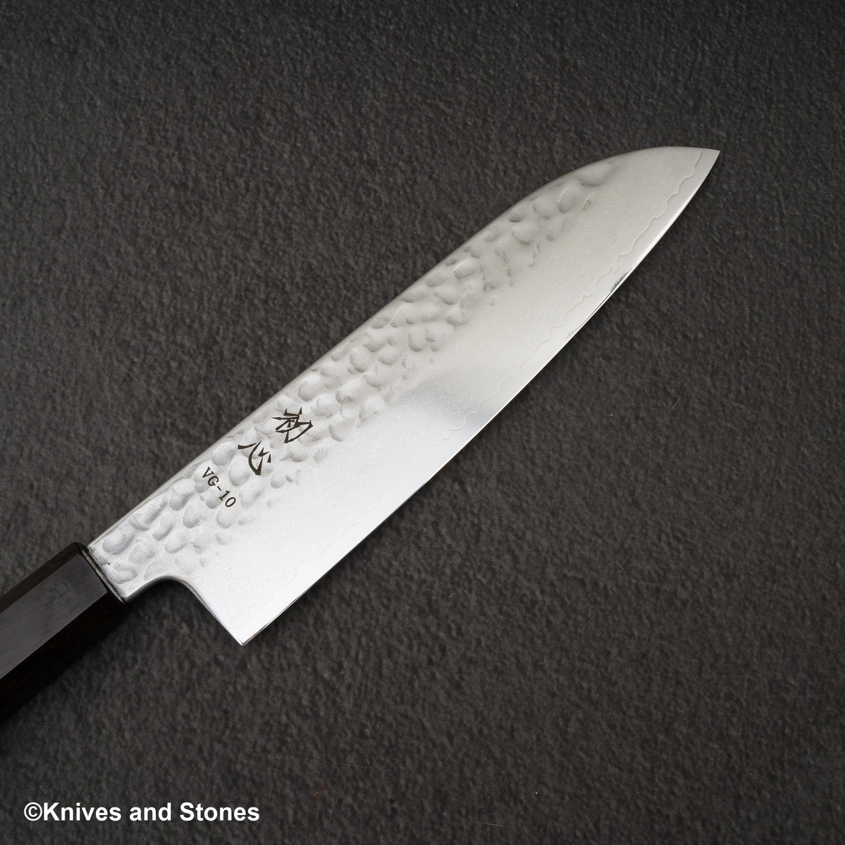 Hatsukokoro Hayabusa VG10 大馬士革土目三德 180mm 烏木手柄