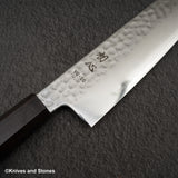 Hatsukokoro Hayabusa VG10 大馬士革土目三德 180mm 烏木手柄