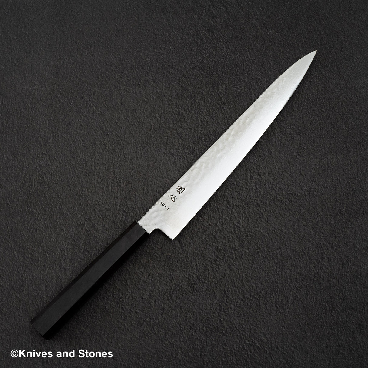 Hatsukokoro Hayabusa VG10 大馬士革土目筋引 270mm 烏木手柄
