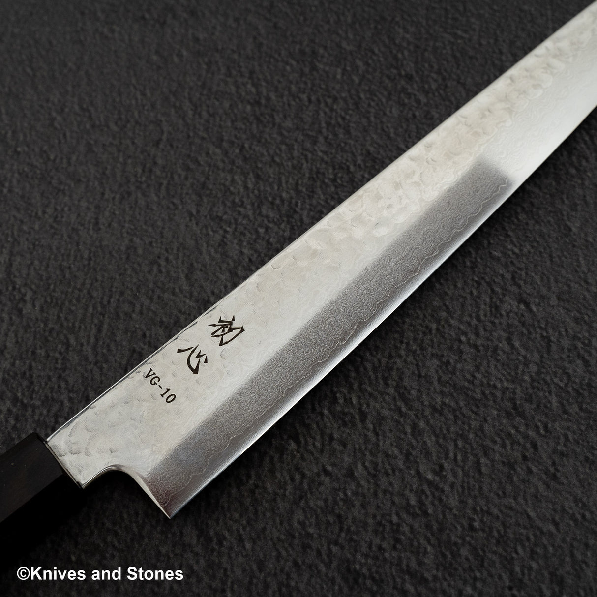 Hatsukokoro Hayabusa VG10 大馬士革土目筋引 270mm 烏木手柄