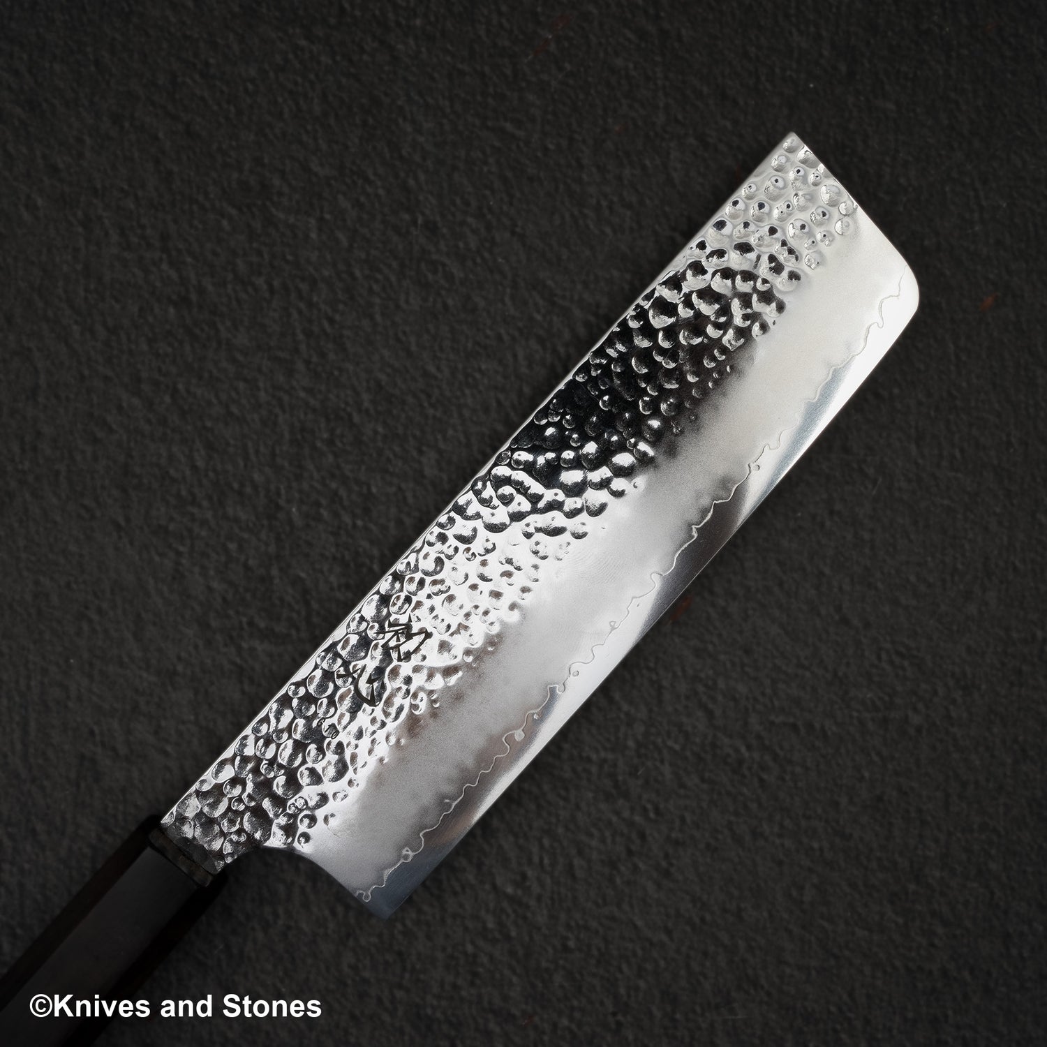 Hatsukokoro Hayabusa VG10 Tsuchime Sanmai Nakiri 180mm Ebony