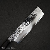 Hatsukokoro Hayabusa VG10 Tsuchime Sanmai Nakiri 180mm Ebony