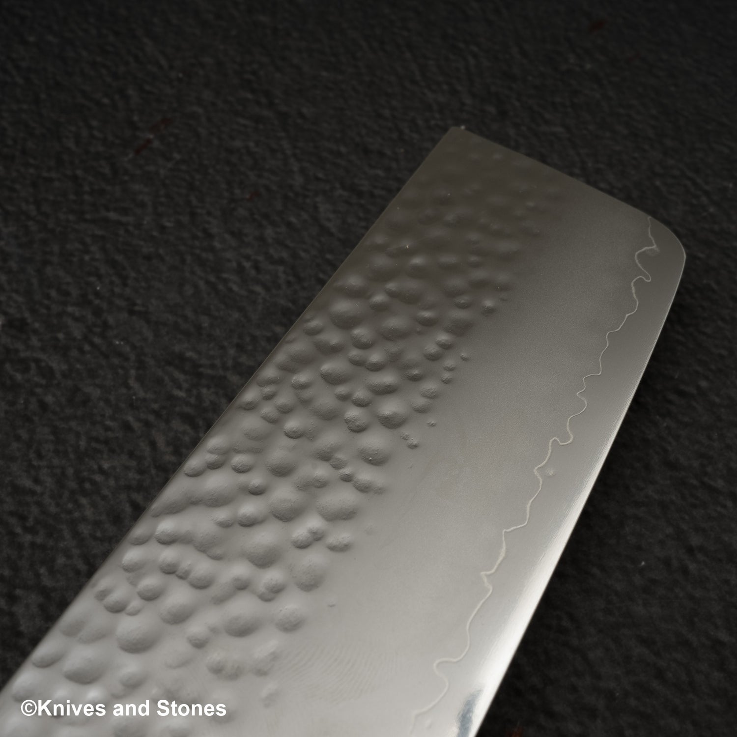 Hatsukokoro Hayabusa VG10 Tsuchime Sanmai Nakiri 180mm Ebony