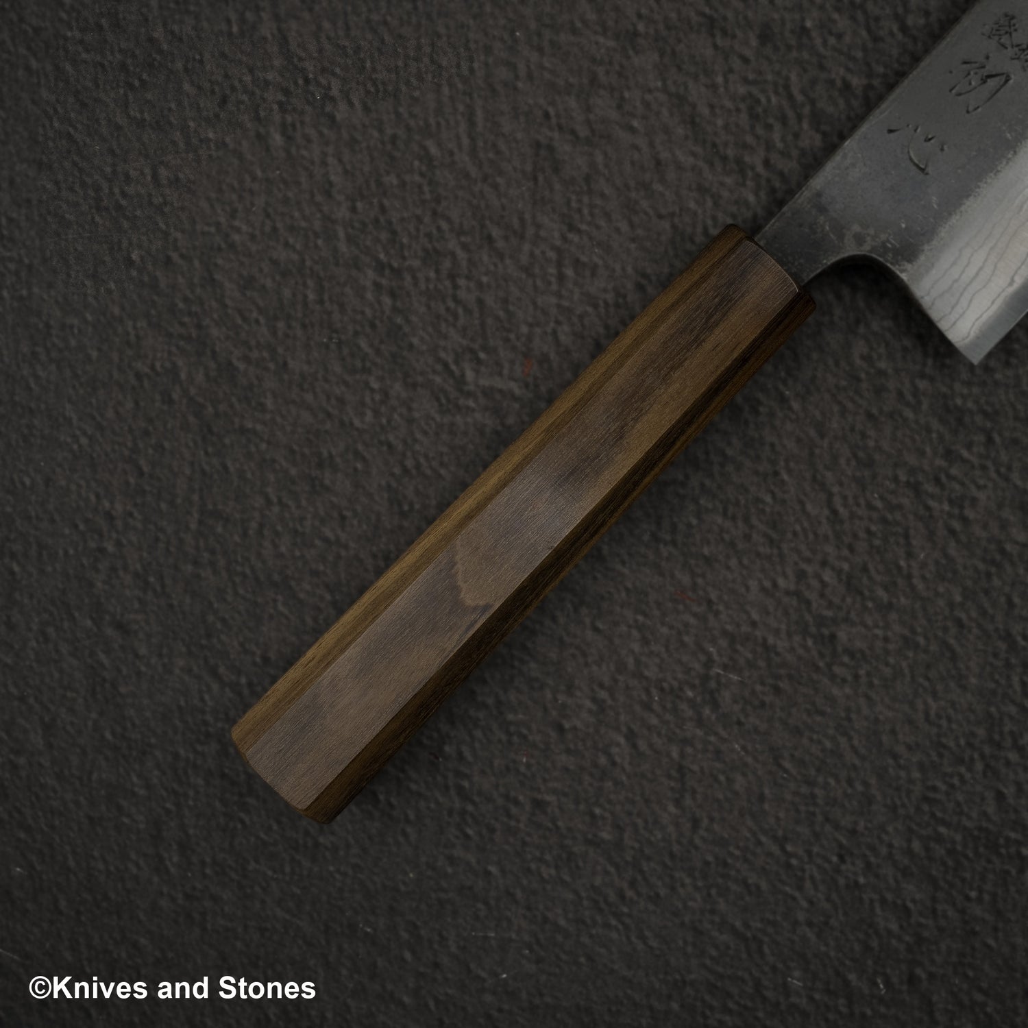 Hatsukokoro Kumokage Blue 2 Kurouchi Damascus Bunka 180mm