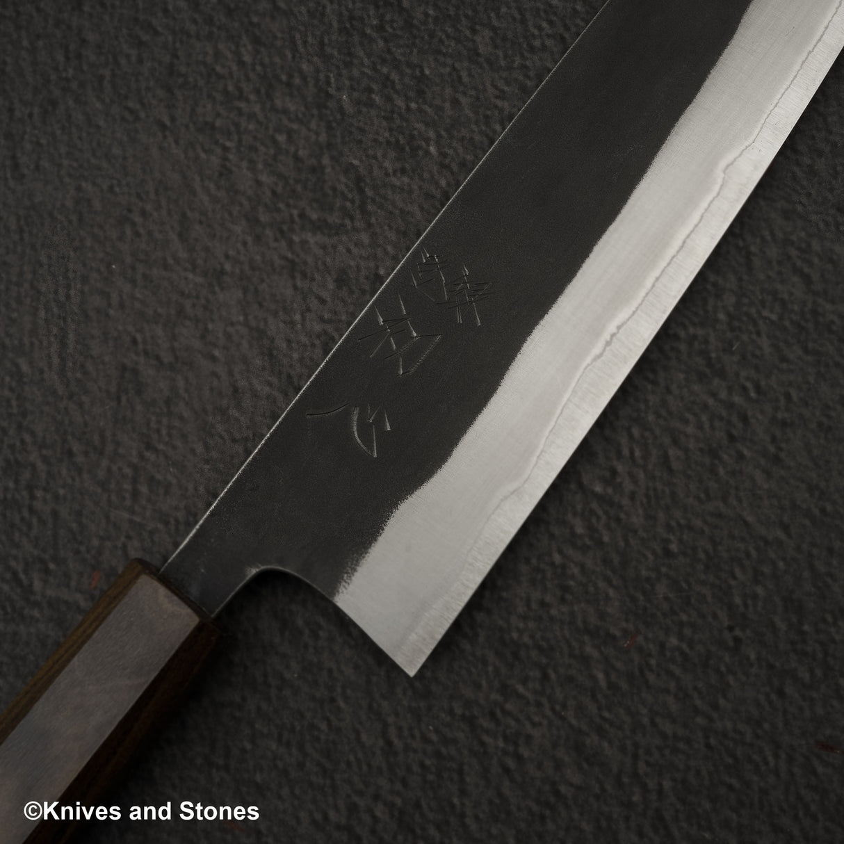Hatsukokoro Kurokaze Blackwind White 2 Gyuto 210mm Stainless Clad