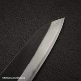 Hatsukokoro Kurokaze Blackwind White 2 Gyuto 210mm Stainless Clad