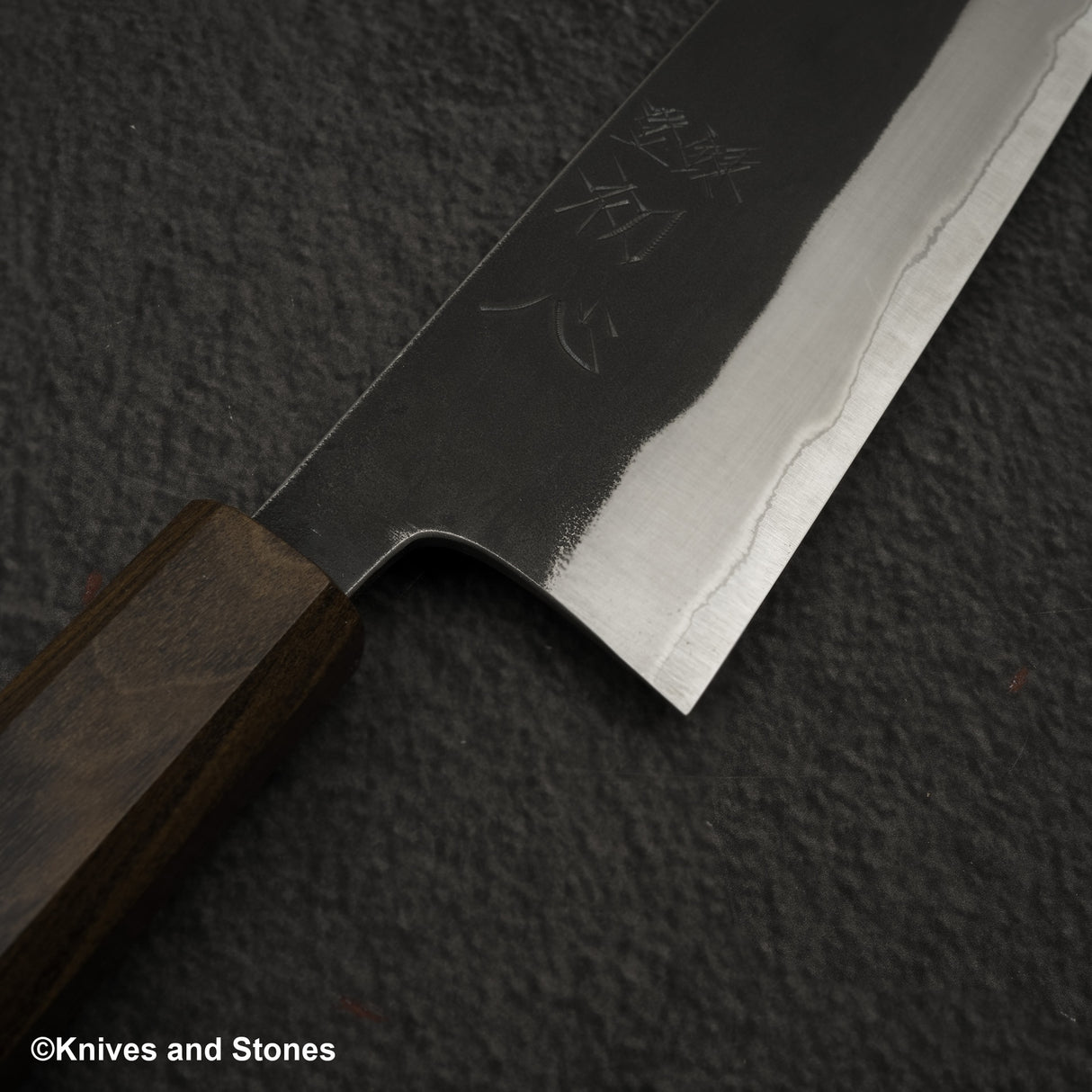 Hatsukokoro Kurokaze Blackwind White 2 Gyuto 210mm Stainless Clad