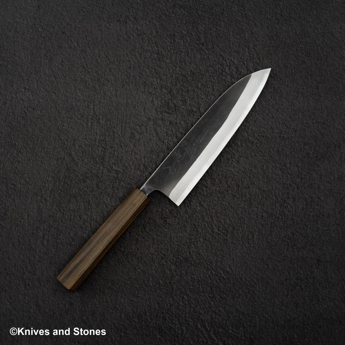 Hatsukokoro Kurokaze White 2 Kurouchi Gyuto 180mm Stainless Clad Black Chacate