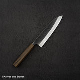 Hatsukokoro Kurokaze White 2 Kurouchi Gyuto 180mm Stainless Clad Black Chacate