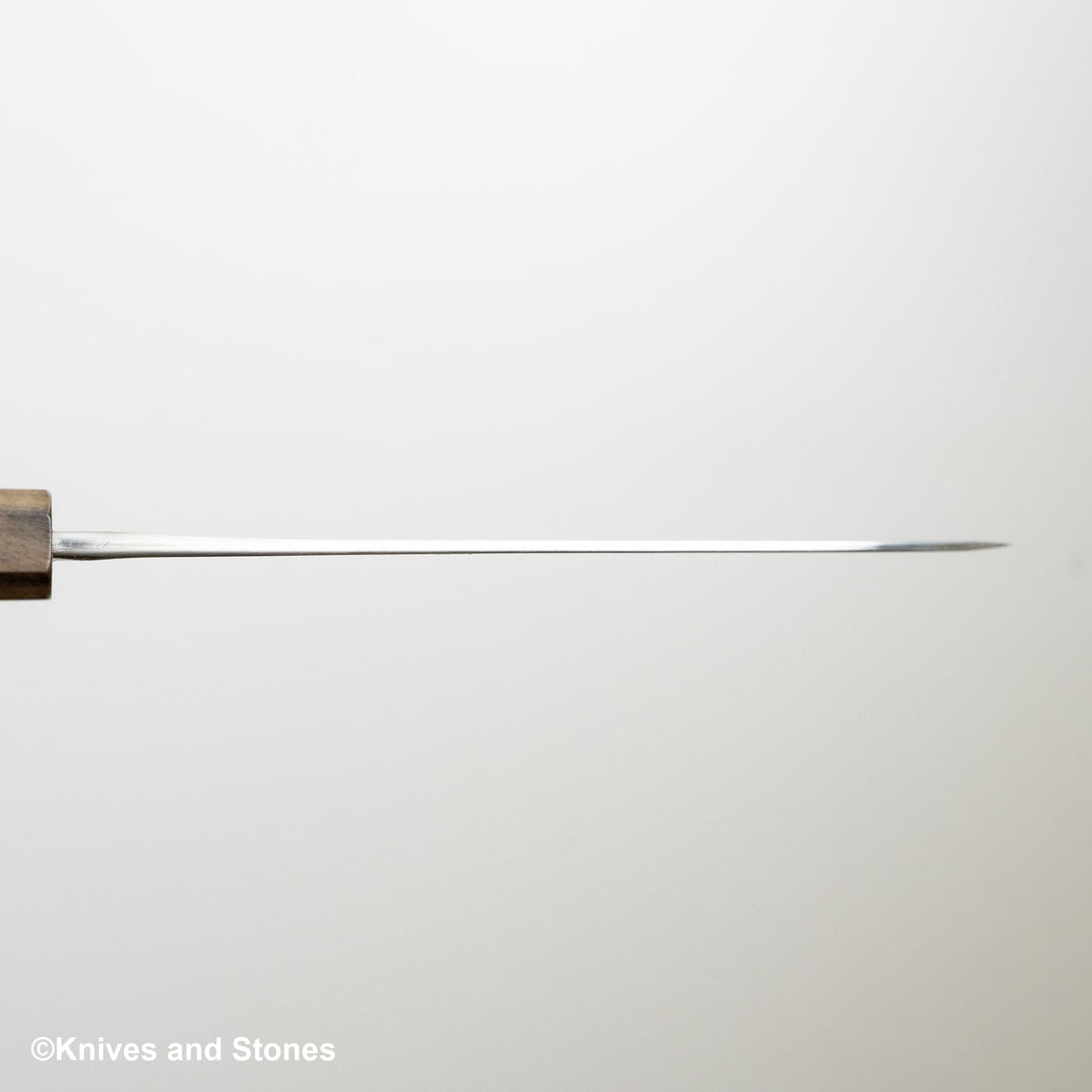 Hatsukokoro Kurokaze White 2 Kurouchi Gyuto 180mm Stainless Clad Black Chacate