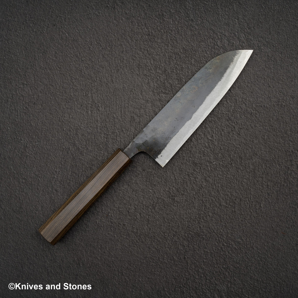 Hatsukokoro Kurokuma Blue 2 Kurouchi Santoku 165mm