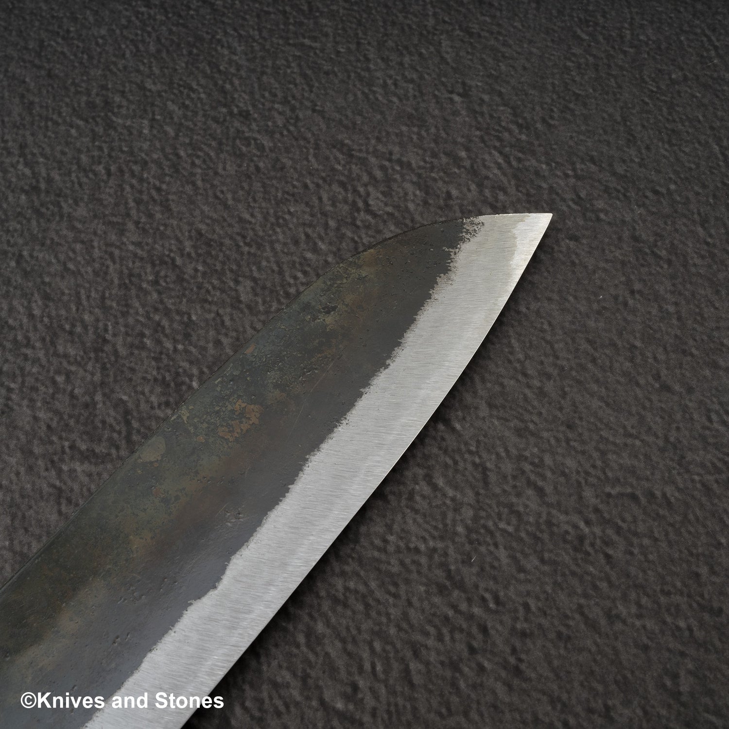 Hatsukokoro Kurokuma Blue 2 Kurouchi Santoku 165mm