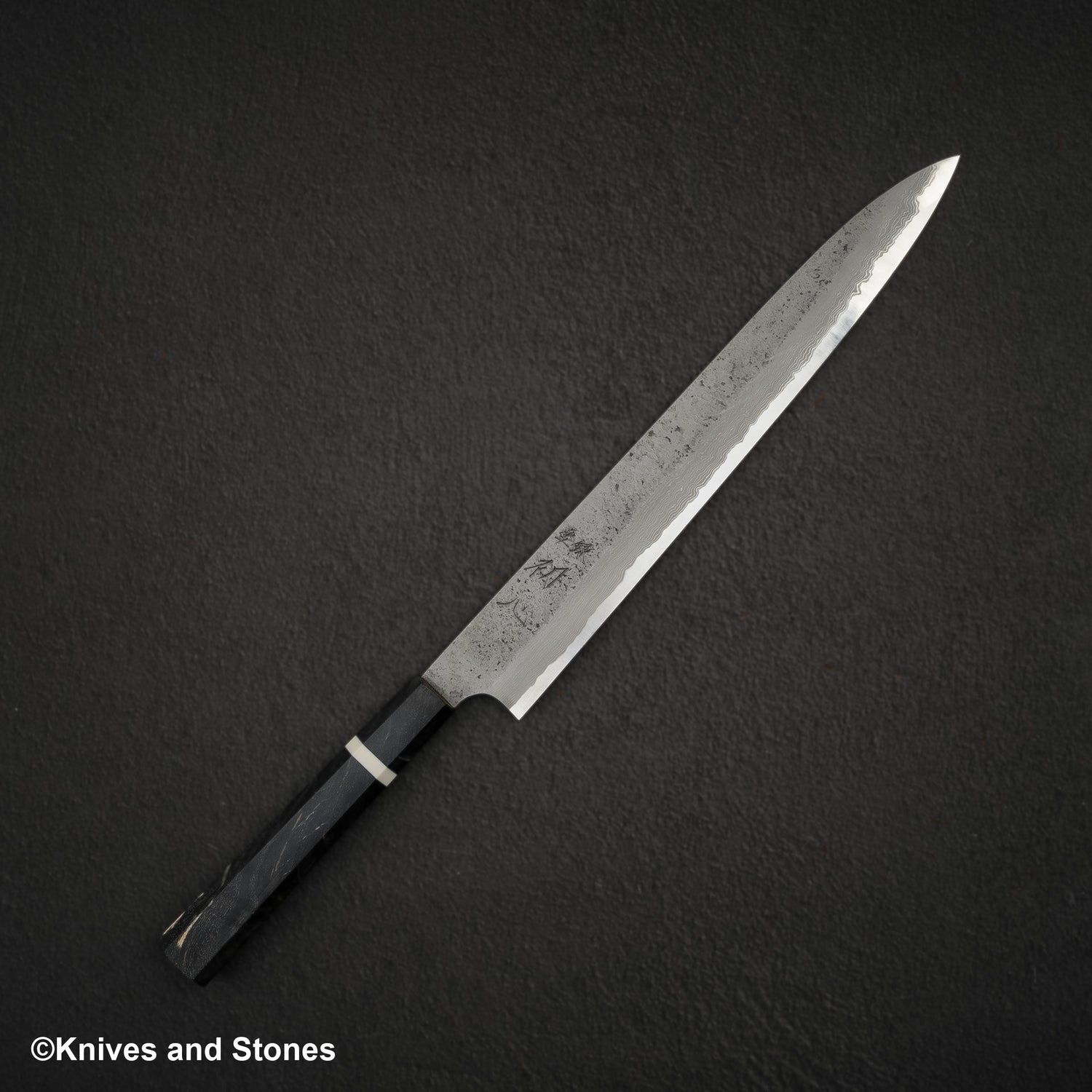 Hatsukokoro Ryusui Blue 2 Nashiji Sujihiki 300mm