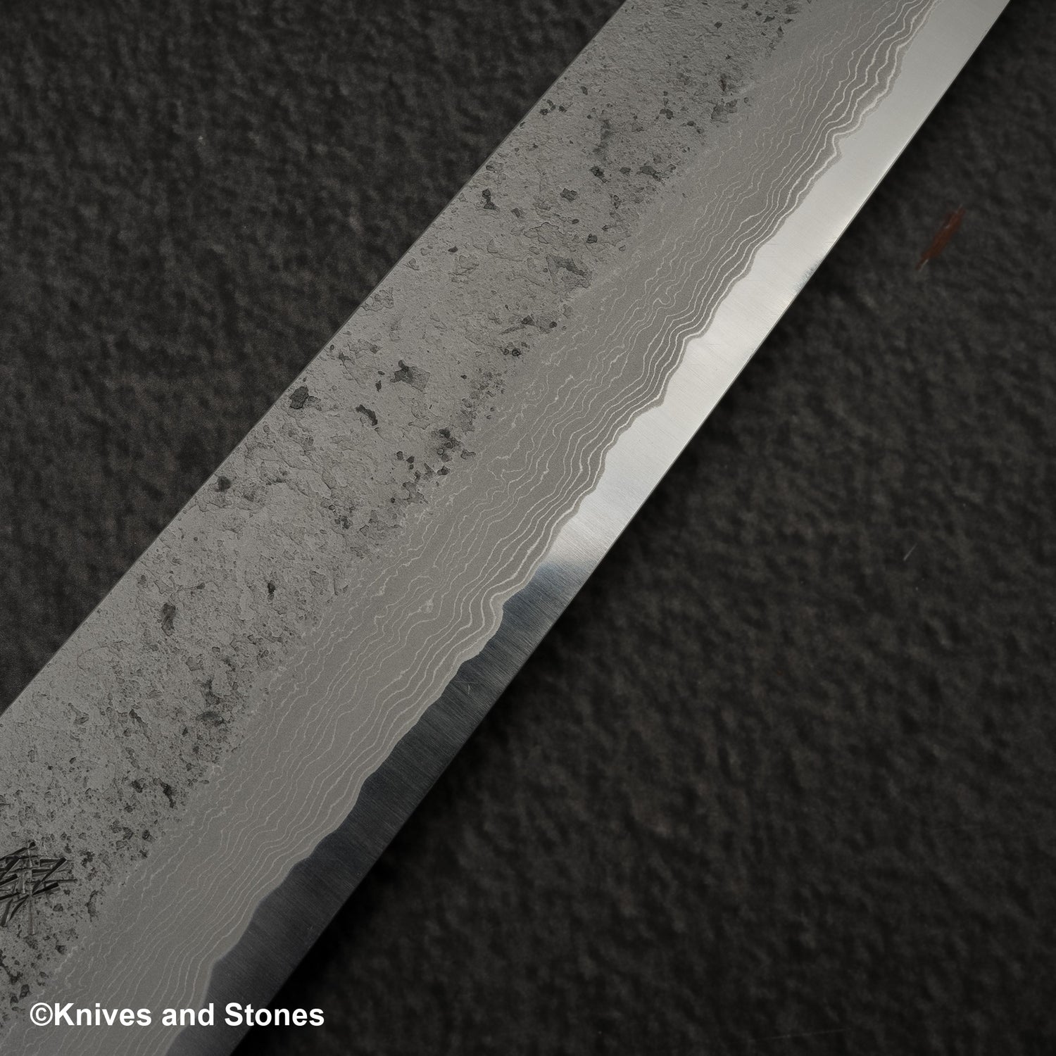 Hatsukokoro Ryusui Blue 2 Nashiji Sujihiki 300mm