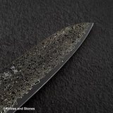 Hatsukokoro Saihyo SG2 黑染 黑大馬士革 三德 180mm 樺木