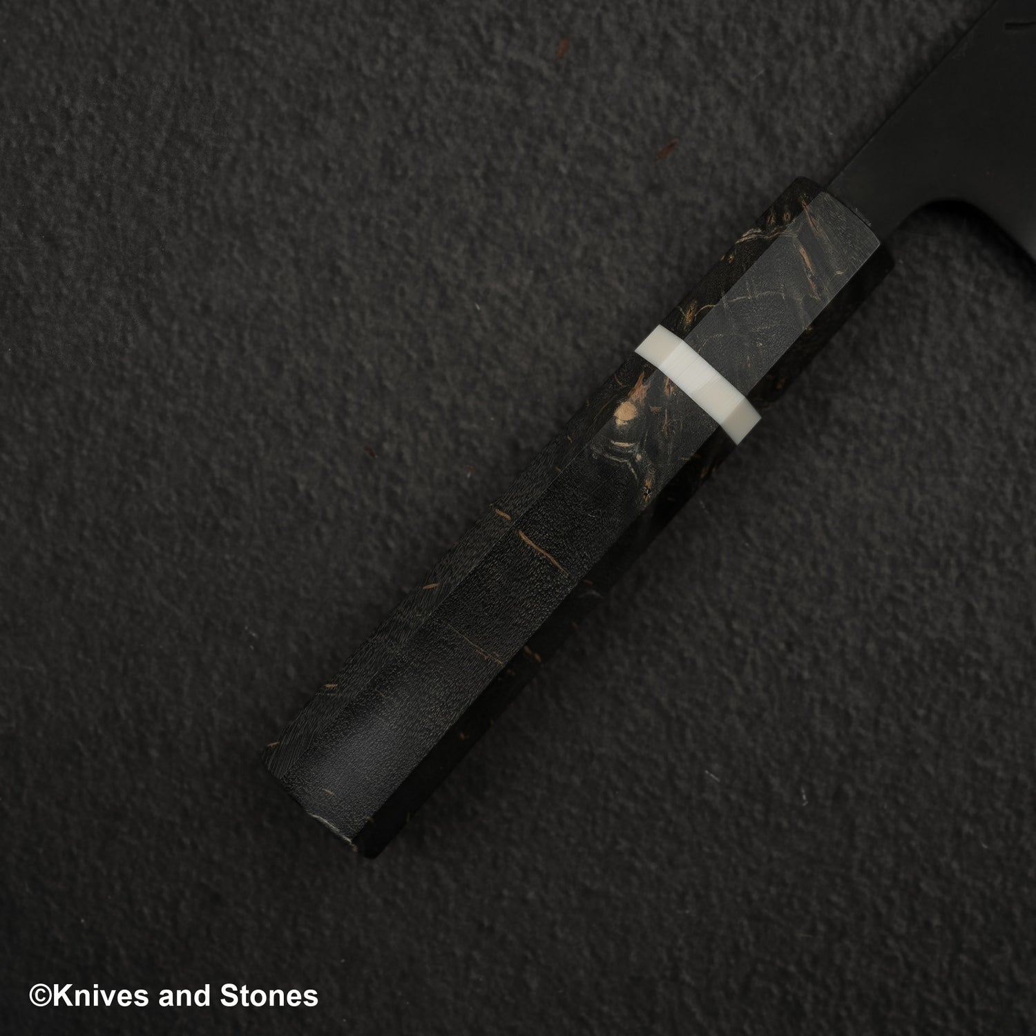 Hatsukokoro Shinkiro Aogami Super Kurouchi Damascus Nakiri 165mm