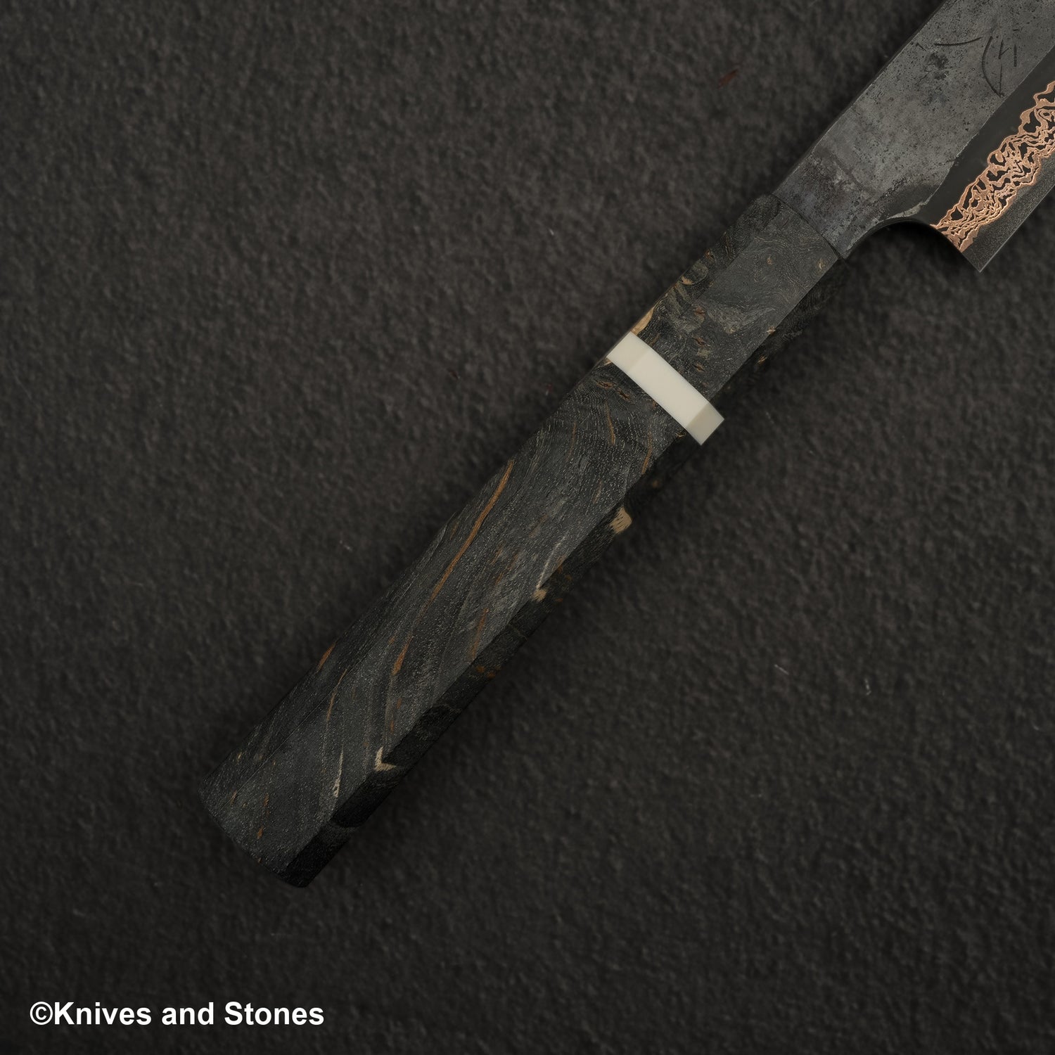 Hatsukokoro x Nigara Yorokobi SLD Copper Damascus Sujihiki 240mm Birch Handle