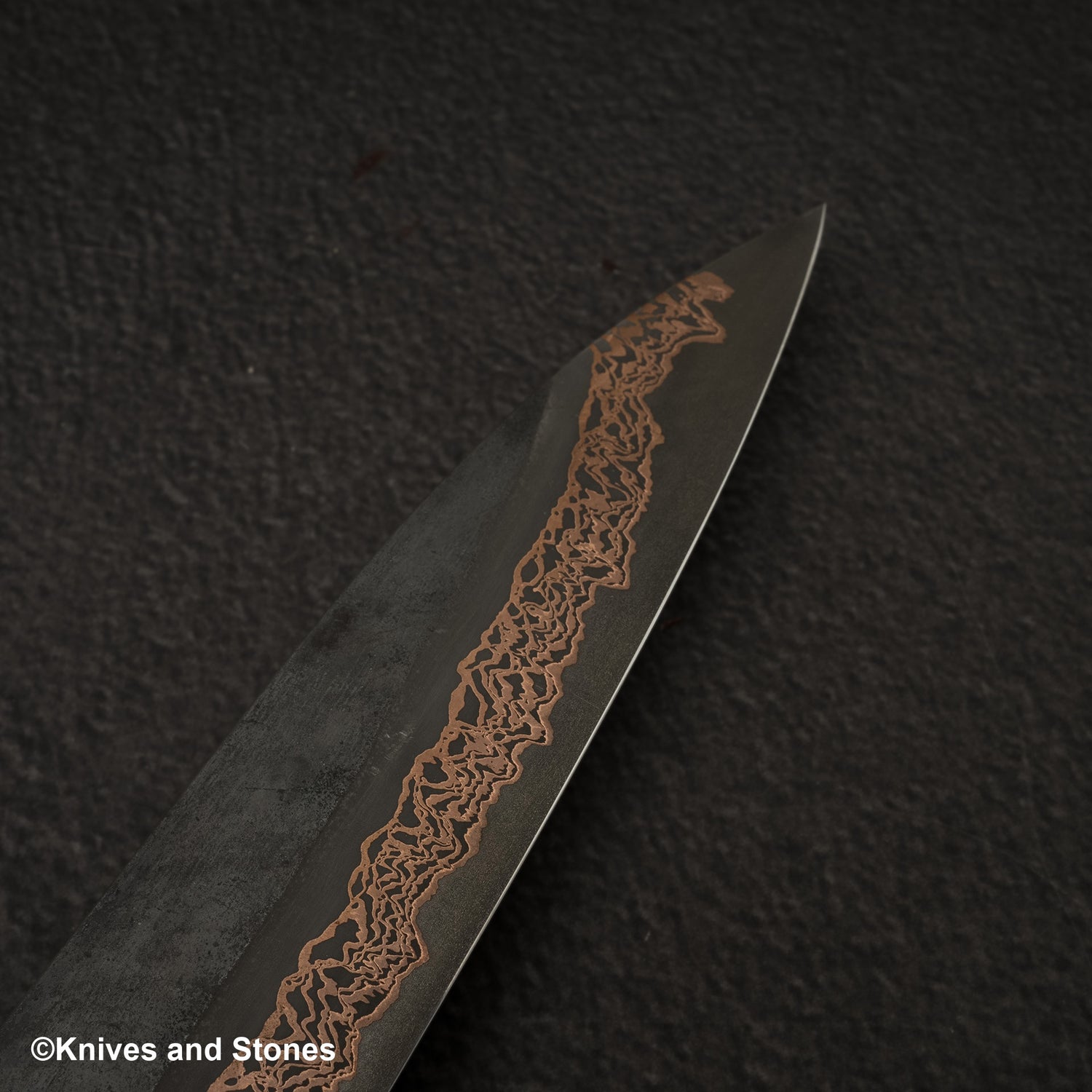 Hatsukokoro x Nigara Yorokobi SLD Copper Damascus Sujihiki 270mm Birch Handle
