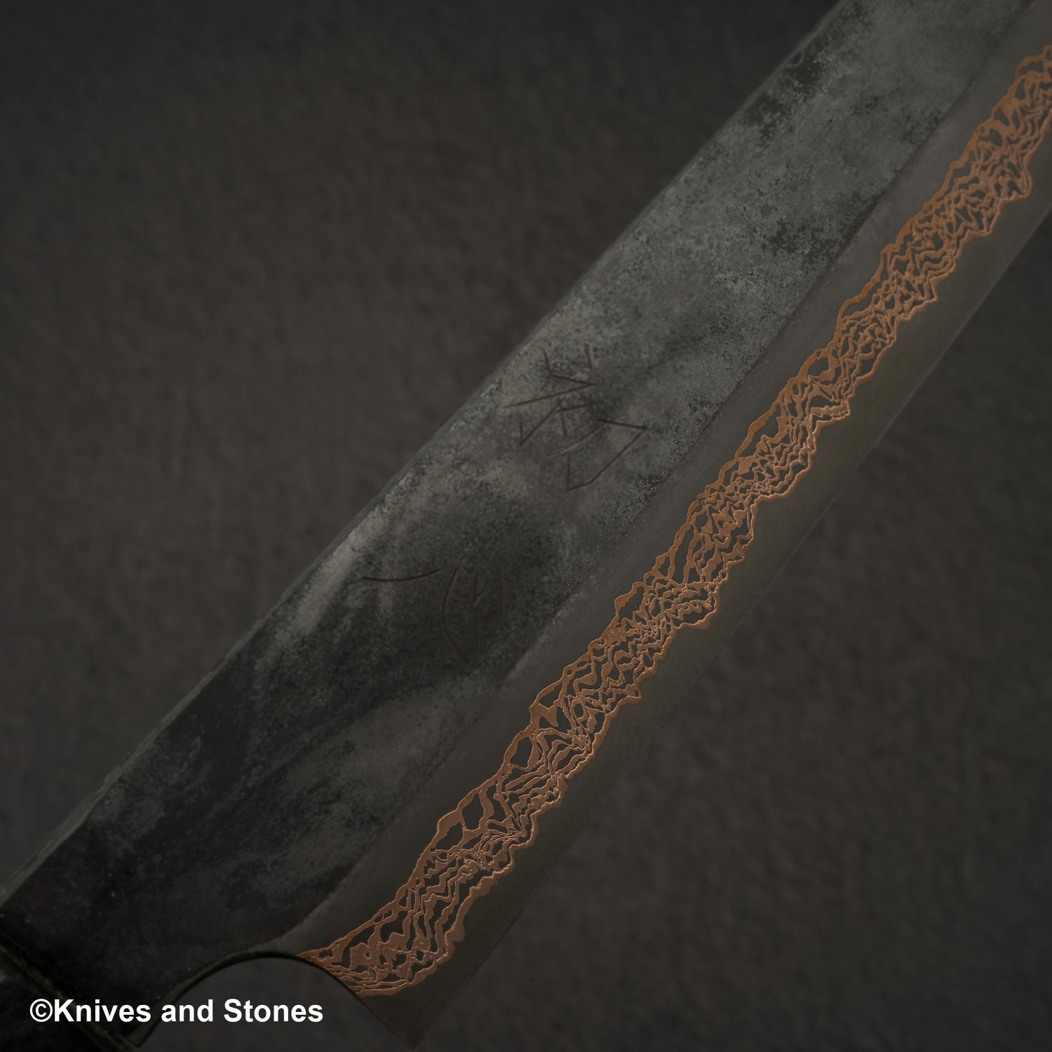 Hatsukokoro x Nigara Yorokobi SLD Copper Damascus Sujihiki 270mm Birch Handle