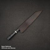 Hatsukokoro x Nigara Yorokobi SLD 銅大馬士革 K-tip Gyuto 240mm 樺木手柄