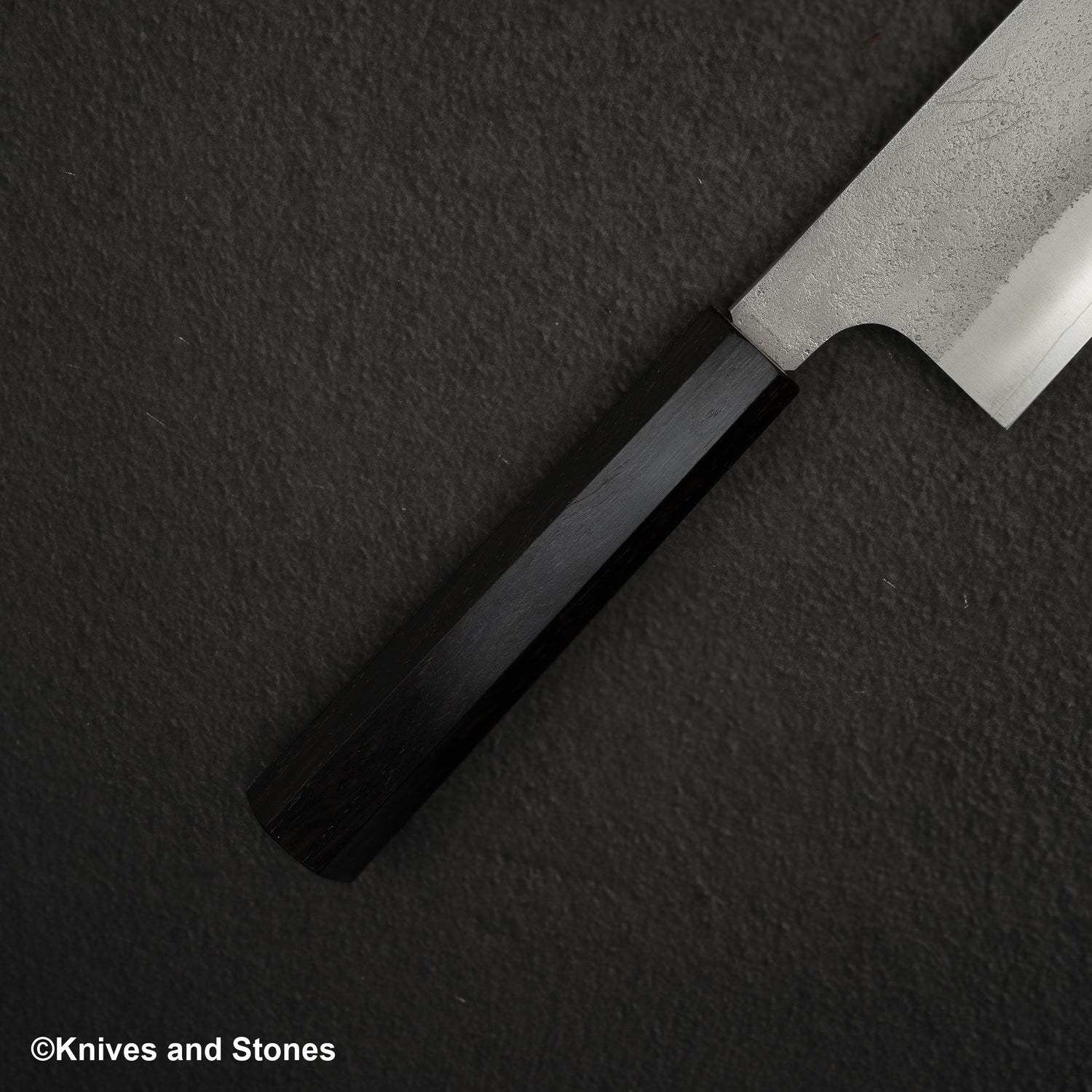 Hatsukokoro x Yoshikane SKD Nashiji K-tip Gyuto 240mm 烏木手柄