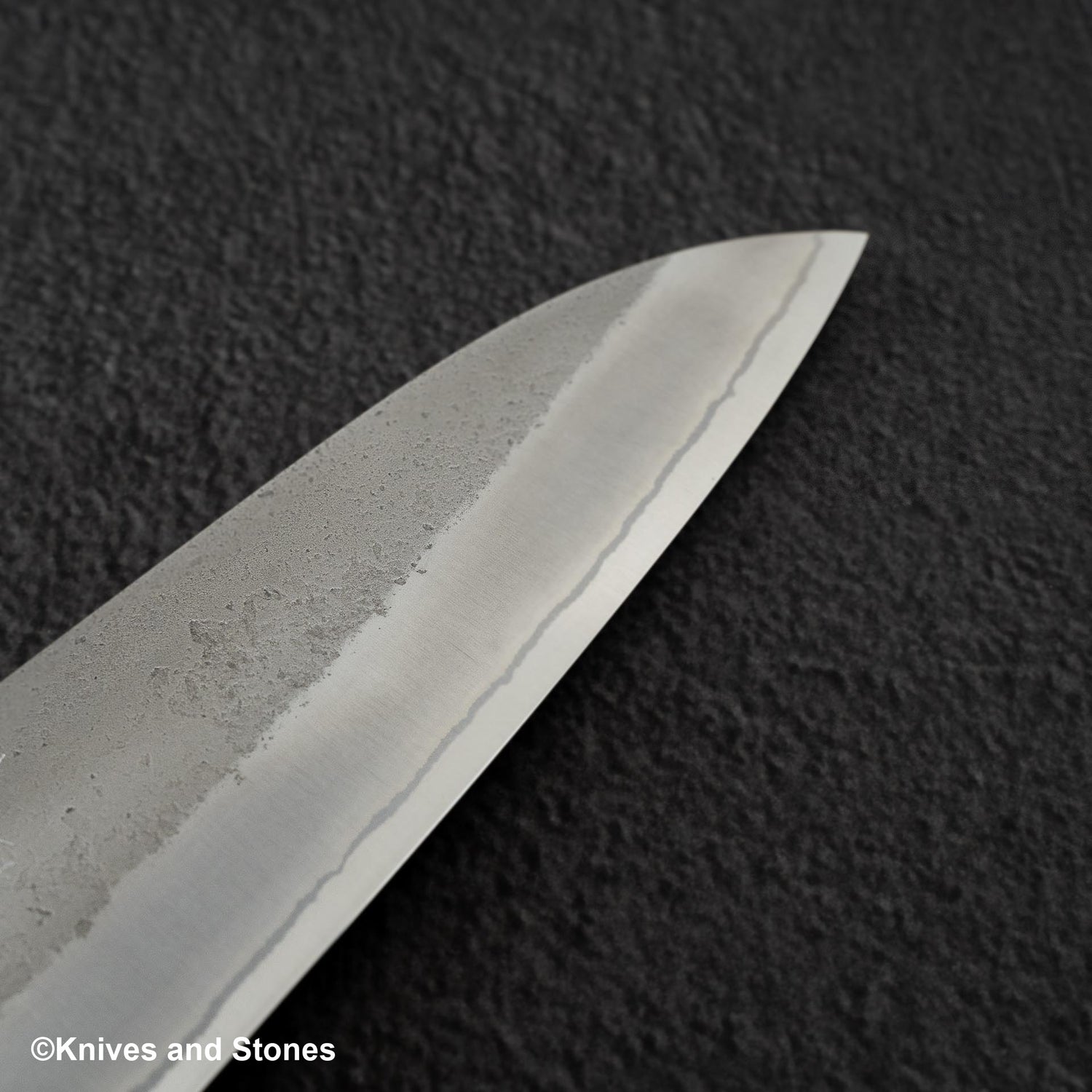 Hatsukokoro x Yoshikane White 2 Nashiji Santoku 170mm 不鏽鋼包覆烏木