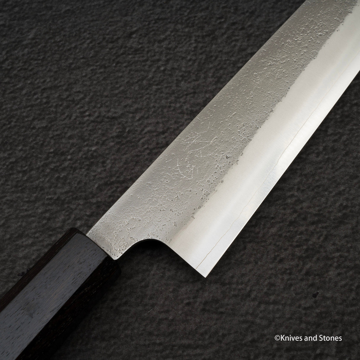 Hatsuokokoro x Yoshikane SKD Nashiji Sujihiki 240mm 烏木手柄