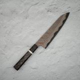 Hatsukokoro x Nigara Irodori Blue 2 Rainbow Damascus Gyuto 210mm
