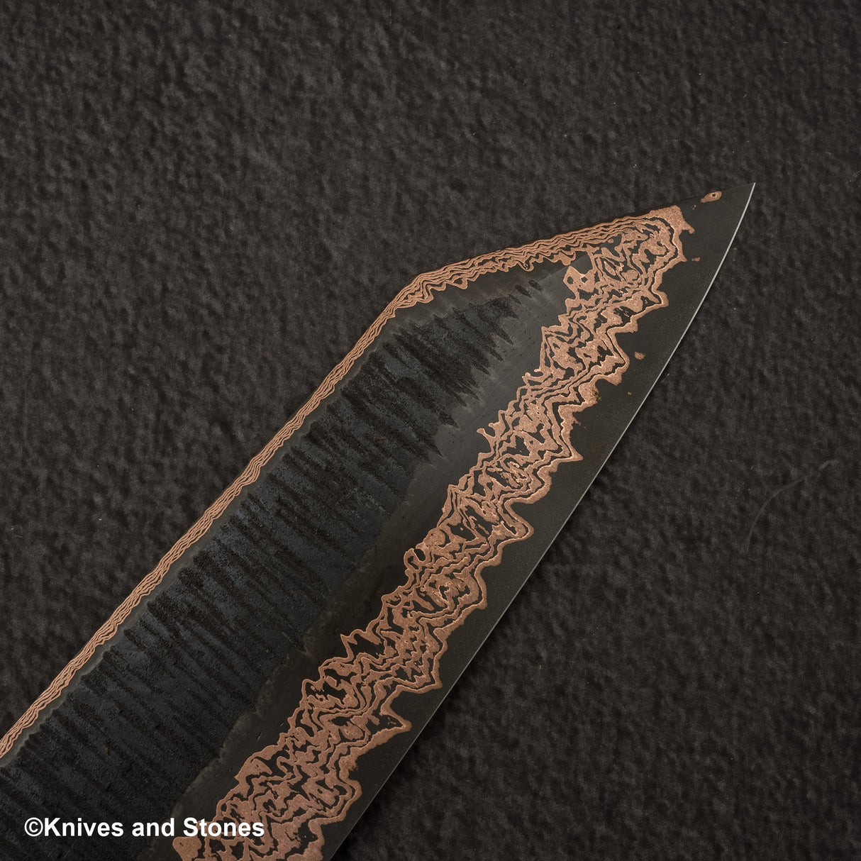 Hatsukokoro x Nigara Yorokobi SLD 銅土大馬士革 K-tip Gyuto 210mm 樺木手柄