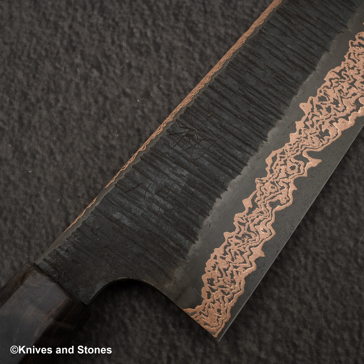 Hatsukokoro x Nigara Yorokobi SLD 銅土大馬士革 K-tip Gyuto 210mm 樺木手柄