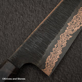 Hatsukokoro x Nigara Yorokobi SLD 銅土大馬士革 K-tip Gyuto 210mm 樺木手柄