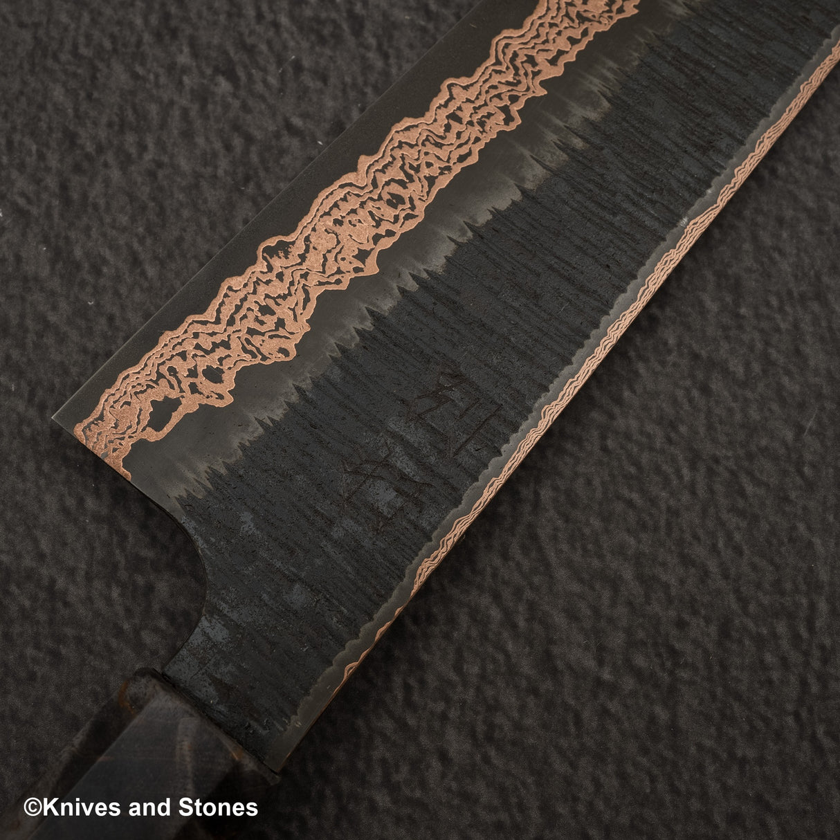 Hatsukokoro x Nigara Yorokobi SLD 銅土大馬士革 K-tip Gyuto 210mm 樺木手柄