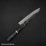 Hatsukokoro x Nigara Yorokobi Special SLD 黑內大馬士革牛刀 210mm 樺木手柄