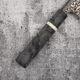 Hatsukokoro x Nigara Yorokobi Special SLD 黑內大馬士革 K 尖 Gyuto 240mm 樺木手柄