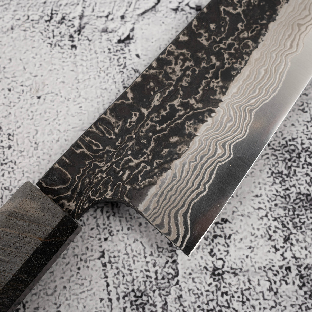 Hatsukokoro x Nigara Yorokobi Special SLD Kurouchi Damascus Santoku