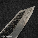 Hatsukokoro x Nigara Yorokobi Special SLD 黑內大馬士革 K 尖 Gyuto 210mm 樺木手柄