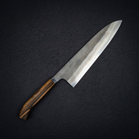 Hatsukokoro x Yoshikane SKD Nashiji Gyuto 210mm 加高，Bocote 手柄