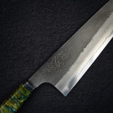 Hatsukokoro x Yoshikane SKD Nashiji Gyuto 210mm 超高，宇宙漩渦手柄