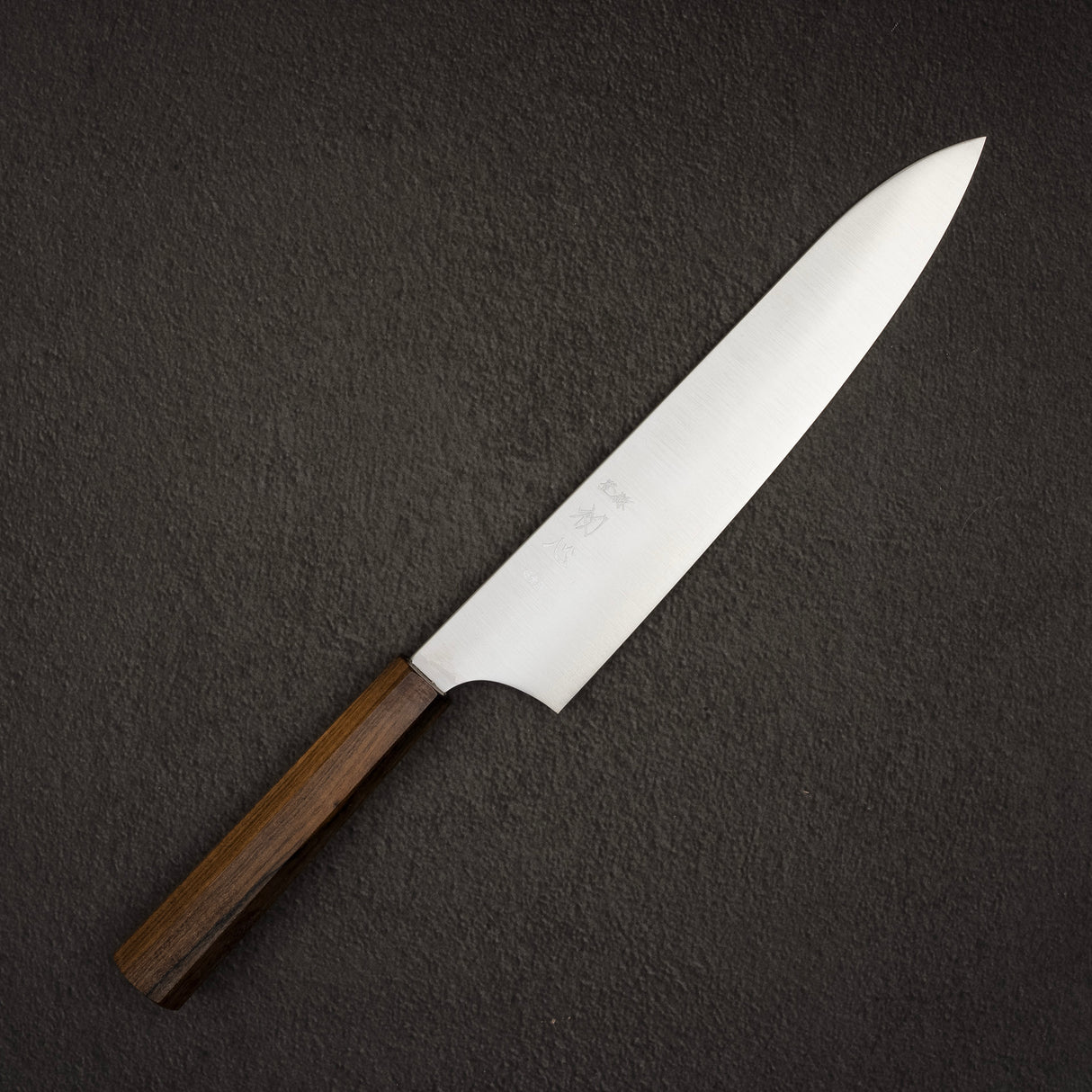 Hatsukokoro Hayabusa Aogami Super Migaki Gyuto 240mm Black Chacate