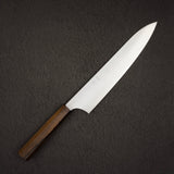 Hatsukokoro Hayabusa Aogami Super Migaki Gyuto 240mm Black Chacate