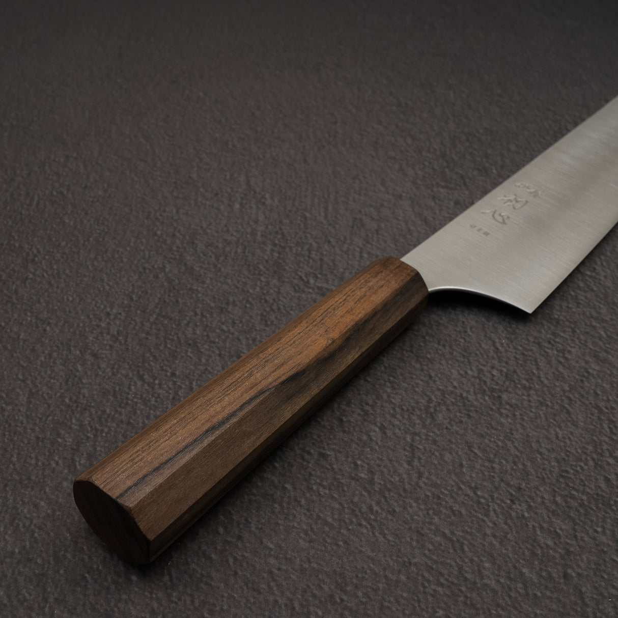 Hatsukokoro Hayabusa Aogami Super Migaki Gyuto 240mm Black Chacate