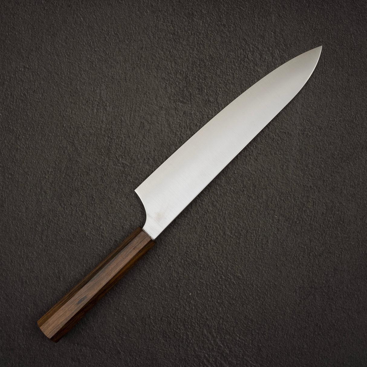 Hatsukokoro Hayabusa Aogami Super Migaki Gyuto 240mm Black Chacate