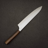 Hatsukokoro Hayabusa Aogami Super Migaki Gyuto 240mm Black Chacate