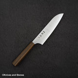 初心隼青神 Super Migaki Santoku 180mm 黑色 Chacate