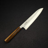 K&S Arare SG2 Gyuto 210mm by Iron Clad, with Black Charcate Handle