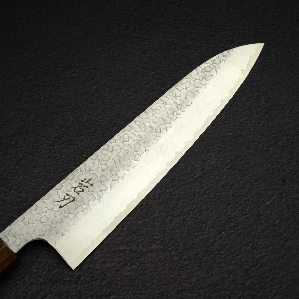 K&S Arare SG2 Gyuto 210mm by Iron Clad, with Black Charcate Handle