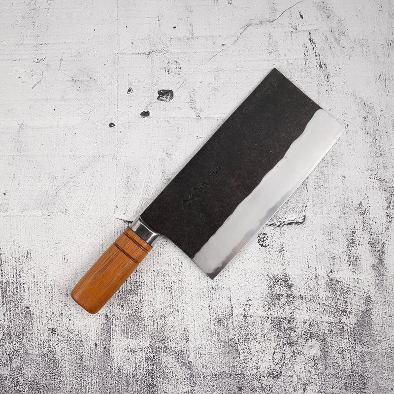 Introductory Offer: K&S Blue 2 Kurouchi Chinese Cleaver 210mm