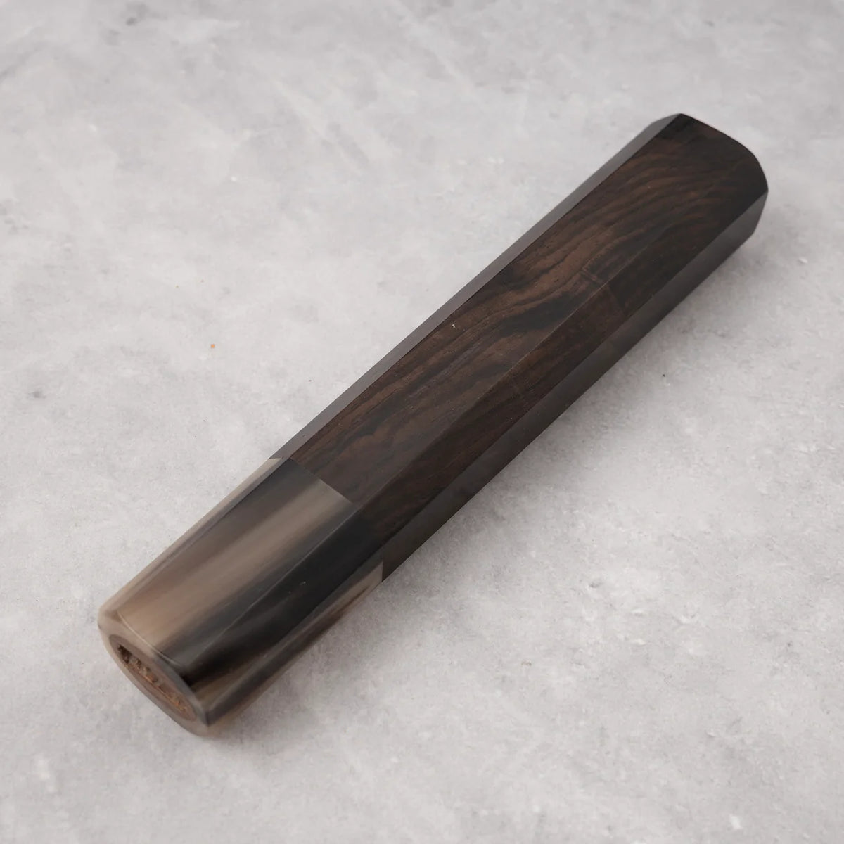 Octagonal Ebony Blonde Horn — photo 1