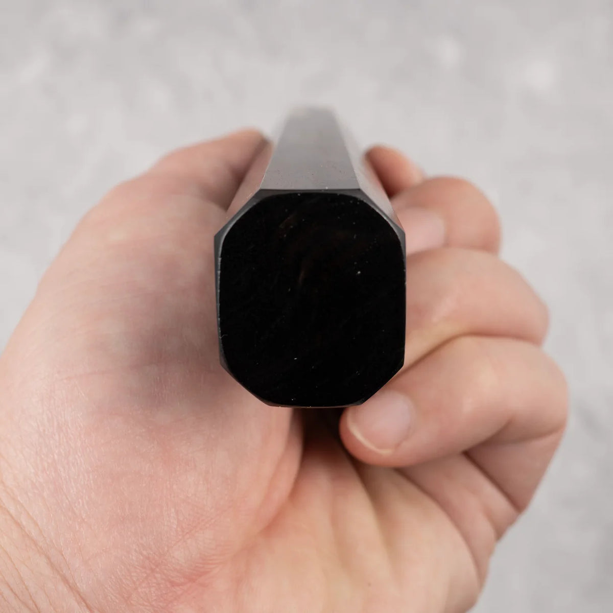 Octagonal Ebony Blonde Horn — photo 3